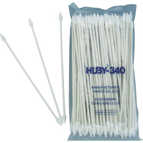 ■HUBY 6インチ 工業用綿棒(先端コーン型)CA-008 (20000本入)〔品番:CA008〕【4578741:0】[法人・事業所限定][直送元][店頭受取不可]