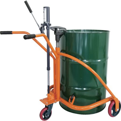 ■KSK 軽便ドラムカー 500kg〔品番:CD500〕【4583795:0】[送料別途見積り][法人・事業所限定][直送][店頭受取不可]