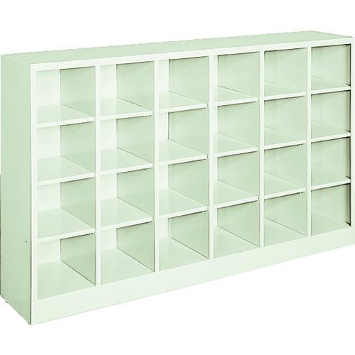 ■KOKUYO シューズボックス (6列4段)〔品番:SX64F1N〕【4586450:0】[送料別途見積り][法人・事業所限定][直送][店頭受取不可]