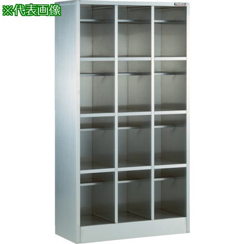 ■TRUSCO SUS304長靴ロッカー中棚付 5列4段〔品番:SNG2054T〕【4588738:0】[送料別途見積り][法人・事業所限定][直送][店頭受取不可]