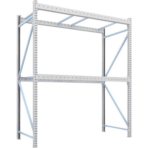 ■TRUSCO パレットラック1トン2500X1100XH3000 2段 単体〔品番:1D30B25112〕【4591674:0】[送料別途見積り][法人・事業所限定][直送][店頭受取不可]