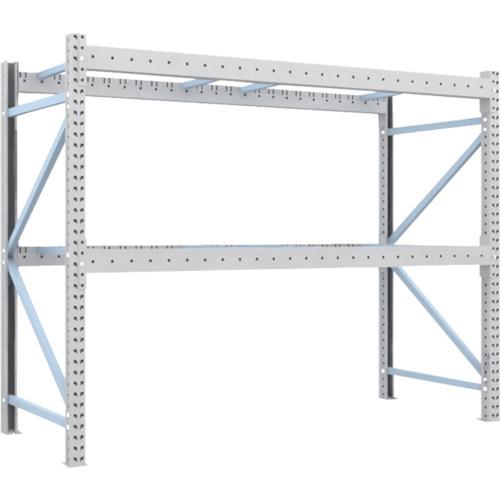 ■TRUSCO 重量パレットラック2トン2500×1000×H2000 2段 単体〔品番:2D20B25102〕【4591895:0】[送料別途見積り][法人・事業所限定][直送][店頭受取不可]