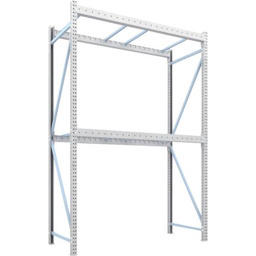 ■TRUSCO パレットラック2トン用2300X1000XH3500 2段 単体〔品番:2D35L23102〕【4592191:0】[送料別途見積り][法人・事業所限定][直送][店頭受取不可]