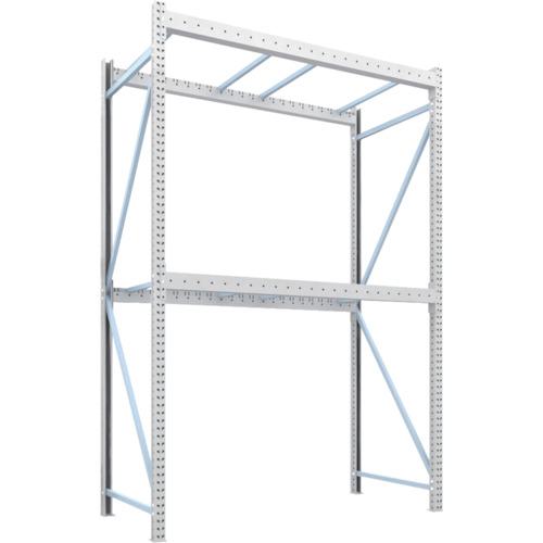 ■TRUSCO パレットラック2トン用2300X1100XH3500 2段 単体〔品番:2D35L23112〕【4592212:0】[送料別途見積り][法人・事業所限定][直送][店頭受取不可]｜ホームセンターバロー　店