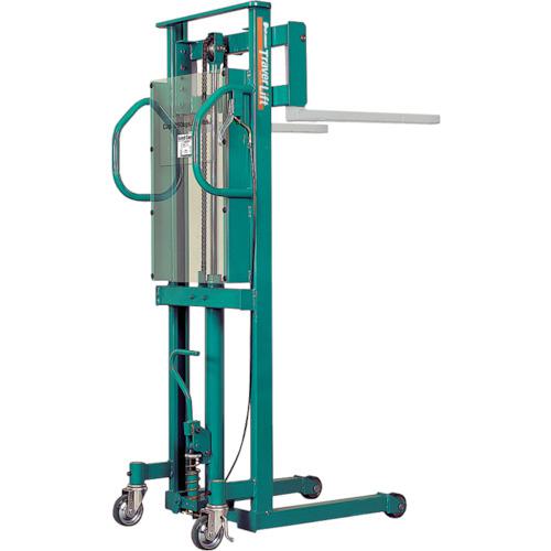 ■Bishamon フォーク式リフター トラバーリフト(手動油圧式)早送り装置付 均等荷重500kg フォーク寸法600&times;110mm ストローク1500mm〔品番:ST50H〕【4605551:0】[送料別途見積り][法人・事業所限定][直送][店頭受取不可]｜ホームセンターバロー　店
