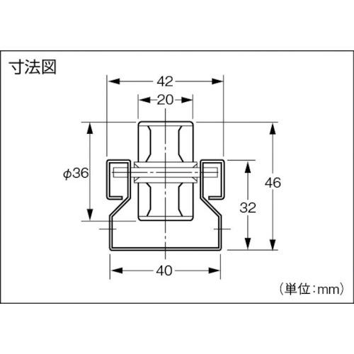 ＴＲＵＳＣＯ ピッキングラック用 導電ホイールコンベヤ Φ３６ワイド