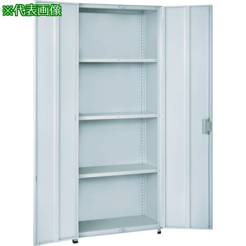 ■TRUSCO 軽中量棚150型 両開扉付棚900&times;600&times;H1800 5段〔品番:TLA63L25DH〕【4636325:0】[送料別途見積り][法人・事業所限定][直送][店頭受取不可]｜ホームセンターバロー　店