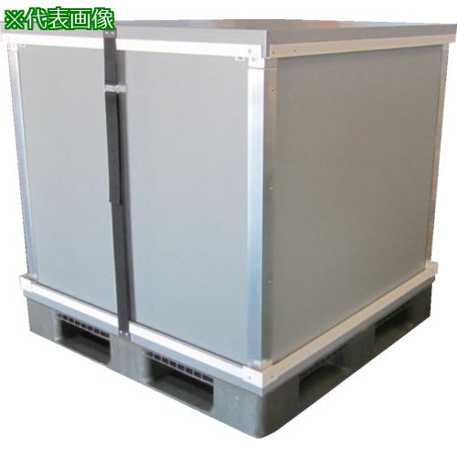 ■西田製凾 折りたたみプラスチックコンテナ(通い箱)「再坊」:1200×1000×730mm〔品番:SBA1210L〕【4641094:0】[法人・事業所限定][直送元][店頭受取不可]