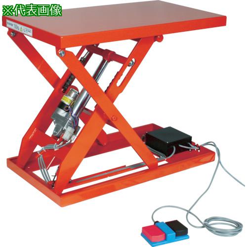 ■TRUSCO テーブルリフト1000kg電動Bねじ200V 650×1050mm〔品番:HDLL100610V22〕【4643321:0】[送料別途見積り][法人・事業所限定][直送][店頭受取不可]