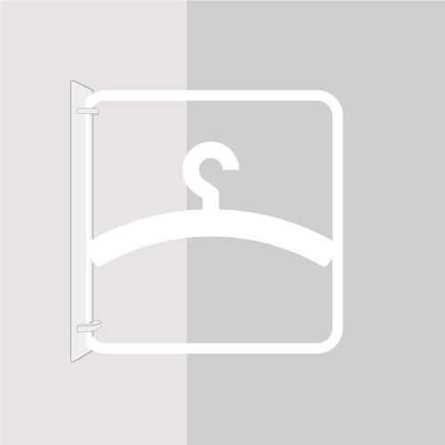 ■グリーンクロス ツケレルン 3Wayピクトサイン(更衣室) 白〔品番:6300034918〕【4659930:0】[法人・事業所限定][外直送元][店頭受取不可]｜ホームセンターバロー　店