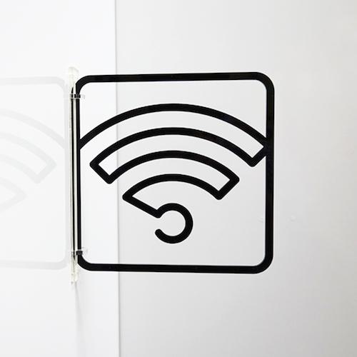 ■グリーンクロス ツケレルン 3Wayピクトサイン(wi-fi) 黒〔品番:6300034937〕【4663164:0】[法人・事業所限定][外直送元][店頭受取不可]｜ホームセンターバロー　店