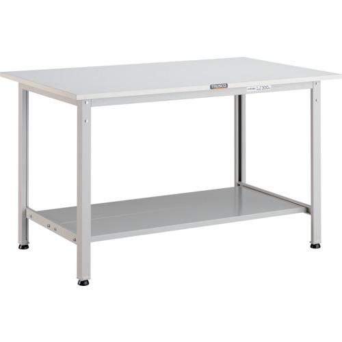 ■TRUSCO 軽荷重作業台(300kg)AE型 900X600XH740 下棚2枚付 ホワイト色〔品番:AE0960LT2W〕【4666771:0】[法人・事業所限定][直送元][店頭受取不可]
