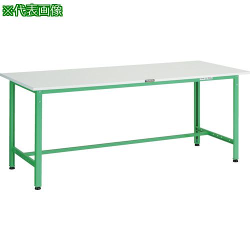 ■TRUSCO 軽荷重作業台(300kg)AE型 1800X600XH740 基本タイプ ヤンググリーン色〔品番:AE1860YG〕【4667301:0】[法人・事業所限定][直送元][店頭受取不可]｜ホームセンターバロー　店