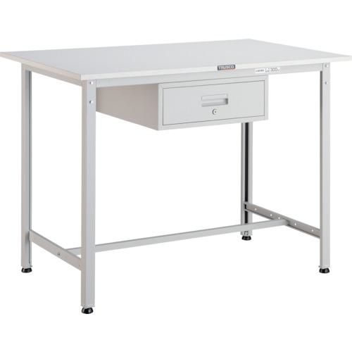 ■TRUSCO 軽荷重立作業台(300kg)HAE型 1200X750XH900 1段引出付 ホワイト色〔品番:HAE1200F1W〕【4669312:0】[法人・事業所限定][直送元][店頭受取不可]