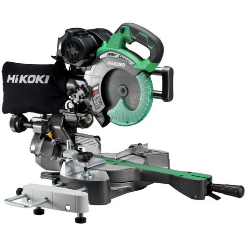 ■HiKOKI コードレス卓上スライド丸のこ 36Vマルチボルト 190mm(黒鯱チップソー付) 本体のみ〔品番:C3607DRAKNN〕【4669315:0】[送料別途見積り][掲外取寄][店頭受取不可]