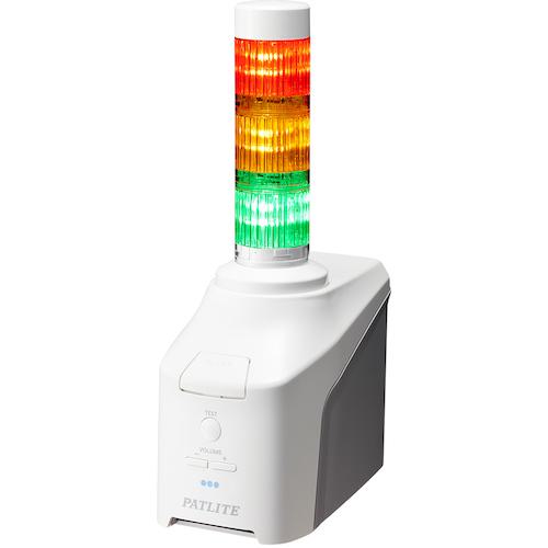 ■PATLITE 音声対応ネットワーク制御信号灯 NHVシリーズ NHVーD(音声対応デジタルIO搭載モデル)〔品番:NHV43DNRYG〕【4669564:0】[送料別途見積り][法人・事業所限定][掲外取寄][店頭受取不可]