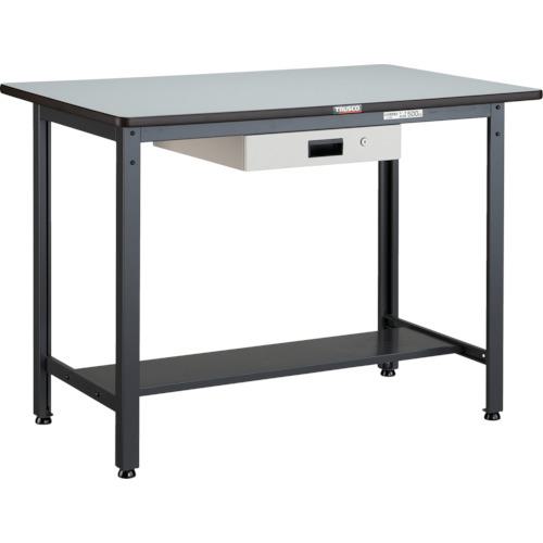 ■TRUSCO 中荷重立作業台(500kg)HAEW型 1200X750XH885 薄型1段引出付 ダークグレー色〔品番:HAEWR1275UDK1〕【4669894:0】[法人・事業所限定][直送元][店頭受取不可] 41,542円