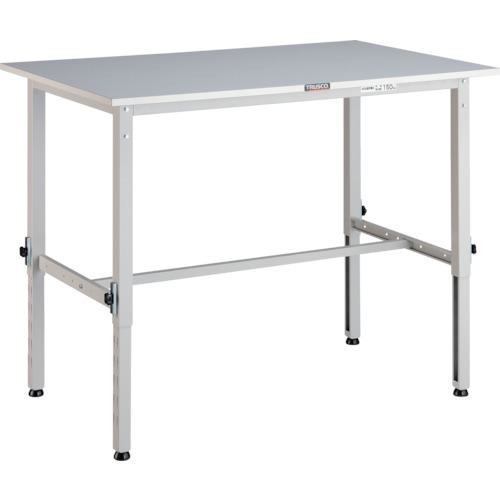 ■TRUSCO 軽荷重作業台高さ調節式(150kg)AEM型 1200X750XH650~950 基本タイプ ホワイト色〔品番:RAEM1200W〕【4672348:0】[法人・事業所限定][直送元][店頭受取不可]