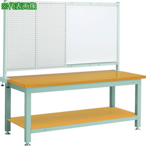 ■TRUSCO 重荷重作業台(3000kg)TW型 1800X900XH1740(全高) 前パネル付 グリーン色〔品番:STW1809P1〕【4673123:0】[法人・事業所限定][直送元][店頭受取不可]｜ホームセンターバロー　店