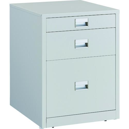 ■TRUSCO 作業台用サイドキャビネット 3段 ホワイト色〔品番:UDC111W〕【4673549:0】[送料別途見積り][法人・事業所限定][直送][店頭受取不可]