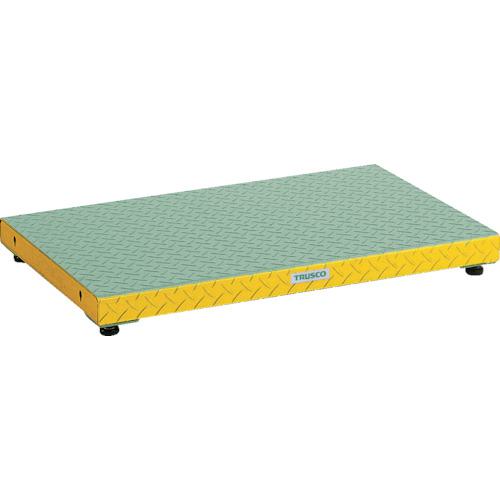 ■TRUSCO 低床用縞鋼板ステップ 900X600XH90~120〔品番:UFS0960S〕【4673638:0】[法人・事業所限定][直送元][店頭受取不可]｜ホームセンターバロー　店