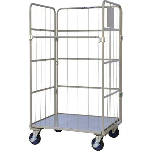 ■ワコーパレット 床板スチール製カゴ車 950x800x1700〔品番:WK695〕【4677323:0】[法人・事業所限定][直送元][店頭受取不可]｜ホームセンターバロー　店