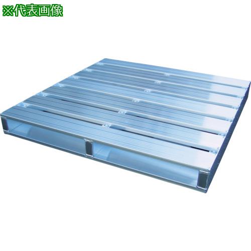■ワコーパレット アルミパレット(両面二方差)〔品番:WR1110〕【4677609:0】[法人・事業所限定][直送元][店頭受取不可]