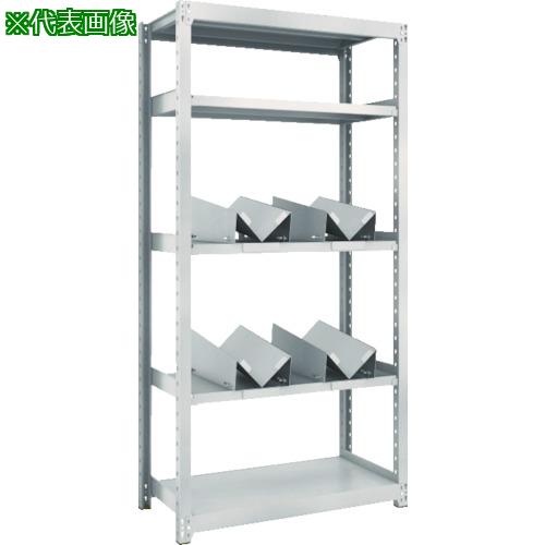 ■TRUSCO スチールラック M2型軽中量棚 1460X450XH1800 缶受X4付〔品番:M26545KU4〕【4690982:0】[直送DS][店頭受取不可]
