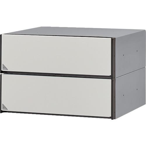 ■田島メタルワーク メイルボックス(前入前出)MX-68-2W〔品番:MX682W〕【4706755:0】[送料別途見積り][法人・事業所限定][直送][店頭受取不可]｜ホームセンターバロー　店