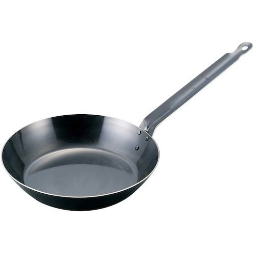 ■EBM 鉄厚板 ブルーテンパー フライパン 45cm〔品番:2003700〕【4717563:0】[送料別途見積り][掲外取寄][店頭受取不可]