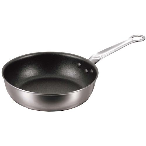 ■EBM ビストロ 二層クラッド(アルミ/ステン)いため鍋 27cm〔品番:1925900〕【4719202:0】[送料別途見積り][掲外取寄][店頭受取不可]