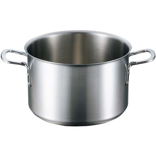 ■EBM ビストロ 三層クラッド 半寸胴鍋 27cm 蓋無〔品番:4143100〕【4720794:0】[送料別途見積り][掲外取寄][店頭受取不可] 26,374円