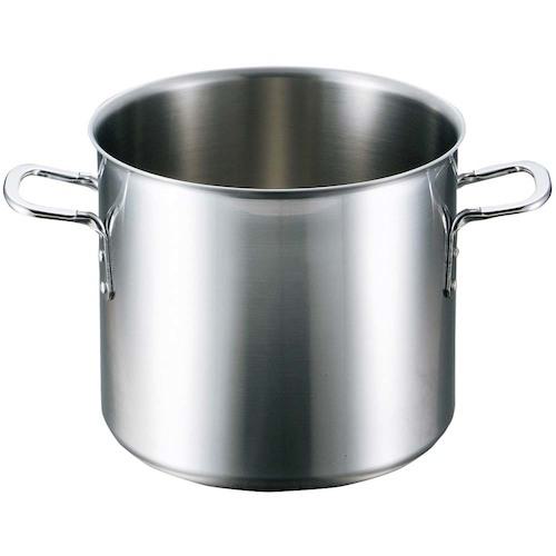 ■EBM ビストロ 三層クラッド 寸胴鍋 42cm 蓋無〔品番:4142600〕【4723921:0】[送料別途見積り][掲外取寄][店頭受取不可]｜ホームセンターバロー　店