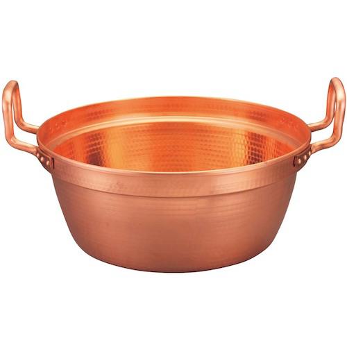 ■EBM 銅 段付鍋 錫引きなし 54cm〔品番:4000510〕【4727039:0】[送料別途見積り][掲外取寄][店頭受取不可]