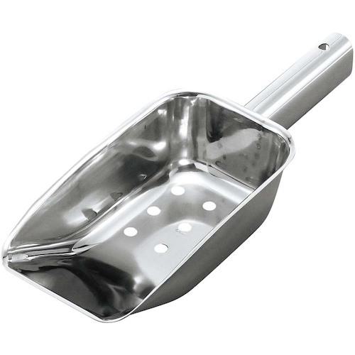 ■EBM 18-8 アイススコップ 小 穴明き〔品番:1290670〕【4736572:0】[送料別途見積り][掲外取寄][店頭受取不可]