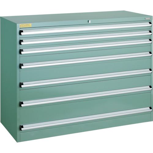 ■TRUSCO VE13S型キャビネット 1300X550XH1000 引出7段〔品番:VE13S1002〕【4789997:0】[法人・事業所限定][直送元][店頭受取不可]