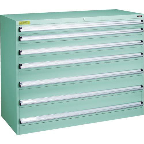 ■TRUSCO VE13S型キャビネット 1300X550XH1000 引出7段〔品番:VE13S1005〕【4790031:0】[法人・事業所限定][直送元][店頭受取不可]