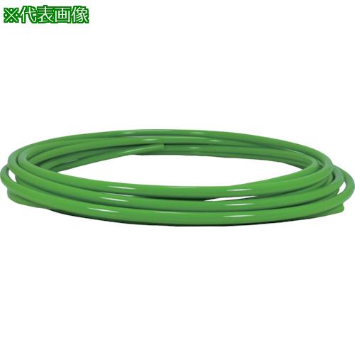 ■チヨダ TEタッチチューブ 12mm/20m ライトグリーン〔品番:TE1220LG〕【4809114:0】[店頭受取不可]