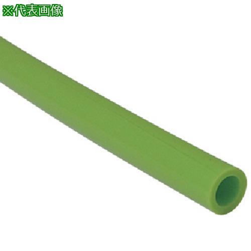 ■チヨダ ポリウレタンチューブ TEタッチチューブ 8mm/100m ライトグリーン〔品番:TE8100LG〕【4809858:0】[店頭受取不可]｜ホームセンターバロー　店