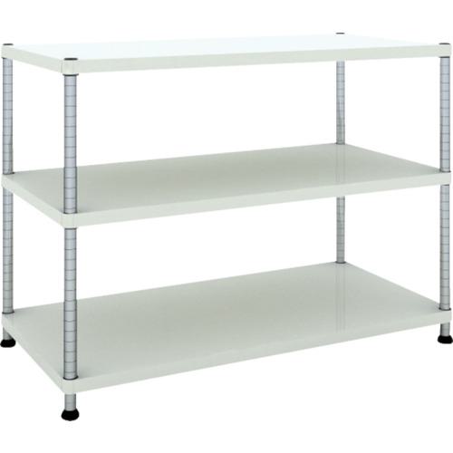 ■TRUSCO スチールラック フェニックスラック 1200X600 3段 W色 抗菌粉体塗装〔品番:PER3463W〕【4844718:0】[法人・事業所限定][直送元][店頭受取不可]