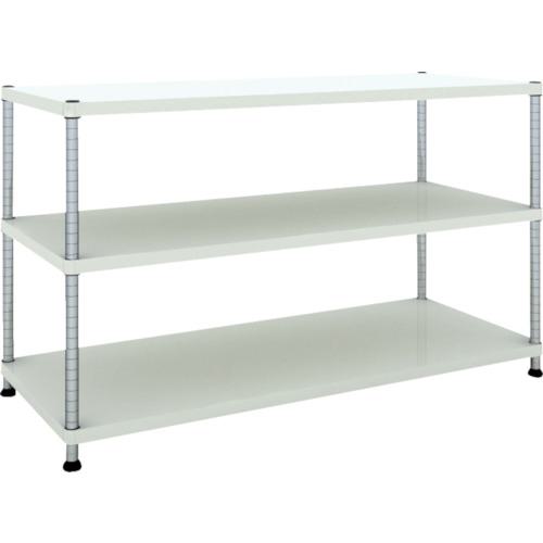 ■TRUSCO スチールラック フェニックスラック 1500X600 3段 W色 抗菌粉体塗装〔品番:PER3563W〕【4844751:0】[法人・事業所限定][直送元][店頭受取不可]
