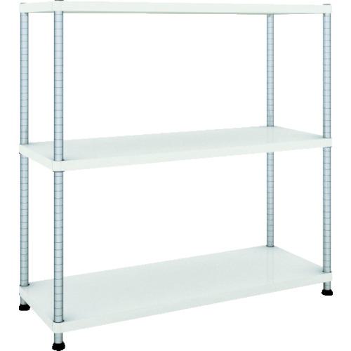 ■TRUSCO スチールラック フェニックスラック 1200X450 3段 W色 抗菌粉体塗装〔品番:PER4443W〕【4844815:0】[法人・事業所限定][直送元][店頭受取不可]
