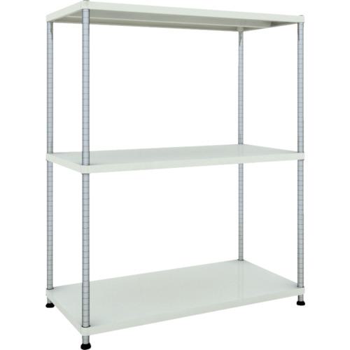 ■TRUSCO スチールラック フェニックスラック 1200X600 3段 W色 抗菌粉体塗装〔品番:PER5463W〕【4845099:0】[法人・事業所限定][直送元][店頭受取不可]