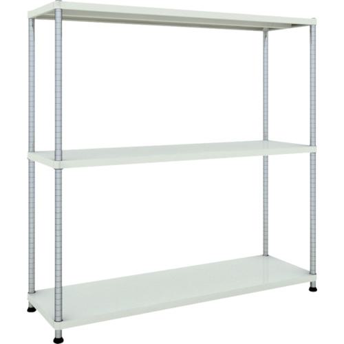 ■TRUSCO スチールラック フェニックスラック 1500X450 3段 W色 抗菌粉体塗装〔品番:PER5543W〕【4845137:0】[法人・事業所限定][直送元][店頭受取不可]