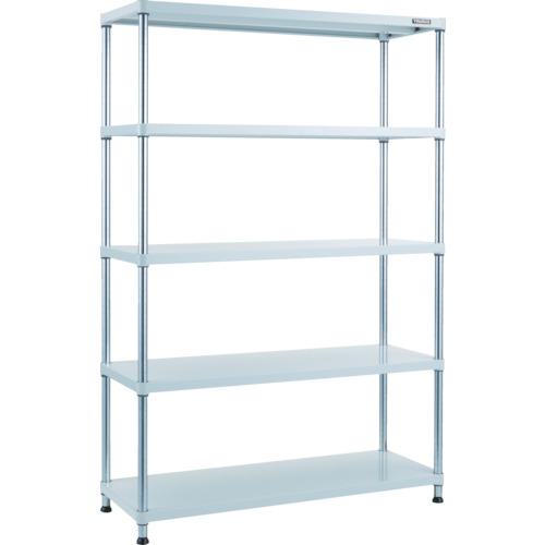 ■TRUSCO スチールラック フェニックスラック 1200X450 5段 W色 抗菌粉体塗装〔品番:PER6445W〕【4845315:0】[法人・事業所限定][直送元][店頭受取不可]