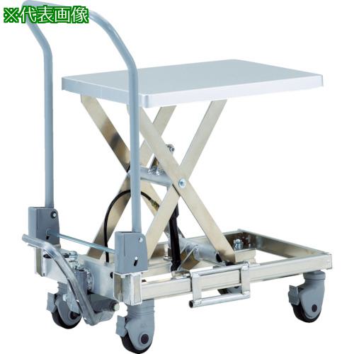 ■TRUSCO アルミハンドリフター60kg(足踏み油圧式)400&times;720〔品番:HLFS60A〕【4846451:0】[送料別途見積り][法人・事業所限定][直送][店頭受取不可]｜ホームセンターバロー　店