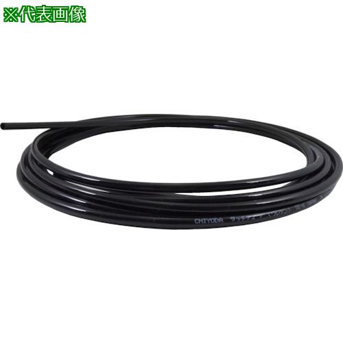 ■チヨダ TEタッチチューブ 12mm/20m 黒〔品番:TE1220BK〕【4855744:0】[店頭受取不可]