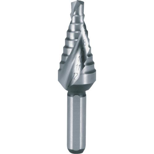 ■RUKO 2枚刃スパイラルステップドリル 12mm ハイス 短尺〔品番:101061〕【4863585:0】[店頭受取不可]