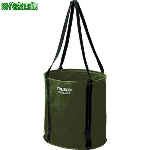 ■TRUSCO 大型電工用バケツ オリーブドラブ Φ500X500〔品番:TBDB500OD〕【4880439:0】[店頭受取不可]