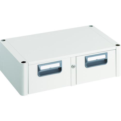 ■TRUSCO ツールワゴン フェニックスワゴン 2列引出 600X400 ホワイト〔品番:PEW64WW〕【4882351:0】[店頭受取不可]